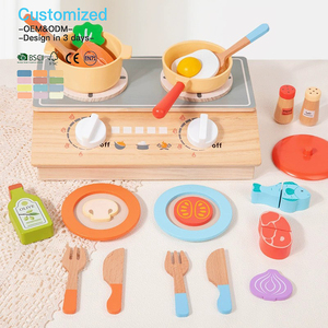 EDULAND OEM ODM CPC Ensemble <span class=keywords><strong>de</strong></span> cuisine <span class=keywords><strong>de</strong></span> simulation en bois, <span class=keywords><strong>Jouet</strong></span> <span class=keywords><strong>de</strong></span> cuisine en bois, Série <span class=keywords><strong>de</strong></span> jeux d'imitation, Jouets éducatifs Montessori pour enfants - Product Image 2