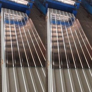 Revêtement de toiture en carton ondulé PPGI bleu 0.4*1000mm couleur tôle ondulée services de traitement personnalisés coupe soudage pliage - Product Image 5