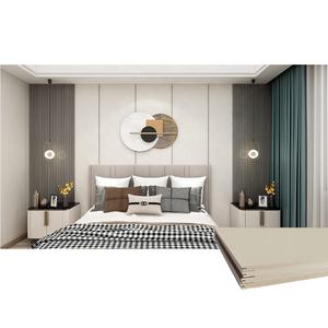 ไม้มะฮอกกานีดูกรุแผงตกแต่งภายในผนัง WPC สำหรับห้องนอน - Product Image 4