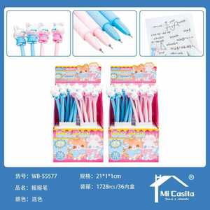 Mi Casita Rabbit Shake Gel Pen 0.5mm Multi Colored Ink Office School Use - Product Image 1