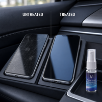 Protecteur d'écran liquide de qualité industrielle A1, nano micro-silice, céramique invisible modifiée, anti-rayures, anti-traces de doigts