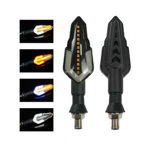 Liuhjg Không Thấm Nước Xe Máy Lần Lượt Tín Hiệu Lưu Lượng Nước Thiết Kế 3 Màu Sắc Tùy Chọn Lần Lượt Tín Hiệu Ánh Sáng Với 12 V LED Tín Hiệu Lần Lượt Ánh Sáng - Product Image 4