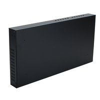 Casing Rak Hibrida Ekstrusi Aluminium 1U Kustom Pabrik ISO 9001, Kabinet Jaringan IP54 Server OEM