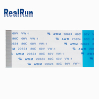 50 broches 80mm de Long connecteur LVD 0.5mm FFC FPC câble Flexible écran carte d'affichage câble pour lecteur de télévision LCD imprimante 3D ordinateur portable