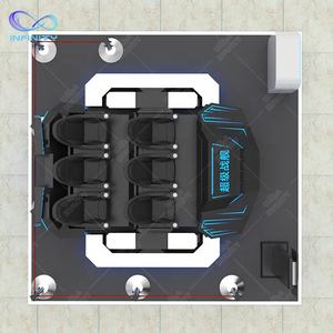 Simulateur de courses professionnelles Vr 9D pour 6 personnes, simulateur Vr d'intérieur avec 6 sièges avec simulateur de mouvement 6Dof Servo <span class=keywords><strong>Drive</strong></span> - Product Image 3