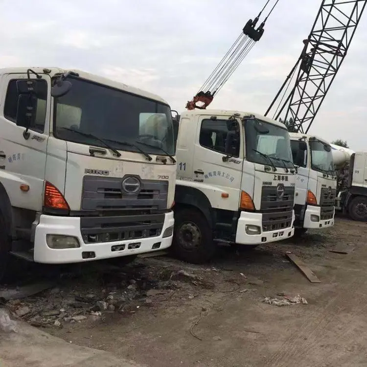 Camion malaxeur à béton Hino (moteur E13C) camion malaxeur à ciment 10m3 9m3 de haute qualité de marque japonaise en vente