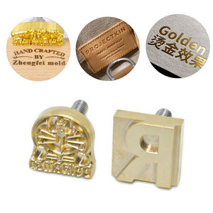 Grabado Láser CNC Personalizado para Cuero y Papel, Troqueles de Cobre y Latón para Estampado, Grabado en Relieve y Logotipos por Termoimpresión - Product Image 4