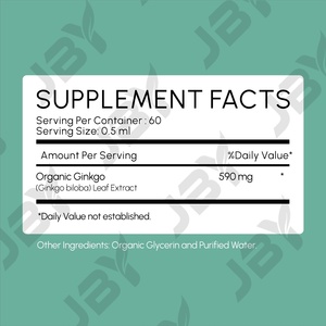 JBY Özel Marka Doğal <span class=keywords><strong>Ginkgo</strong></span> <span class=keywords><strong>Biloba</strong></span> Özü Sıvı Damlaları <span class=keywords><strong>Ginkgo</strong></span> Yaprağı Bitkisel Takviyesi - Product Image 3