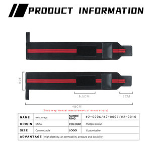 Mkas đa-màu tập thể dục cử tạ hỗ trợ cổ tay bọc phòng tập thể dục calisthenics tùy chỉnh in bán buôn cổ tay kết thúc tốt đẹp - Product Image 4