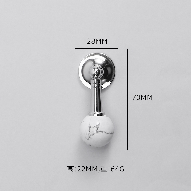 Bouton G: goutte tire L70 * Diamètre de la base: 28mm