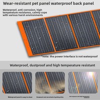 Panneau Solaire Portable Pliable 500W 18V pour Génération d'Énergie Extérieure, Panneau Photovoltaïque de Charge Spécial, Chine (Export)