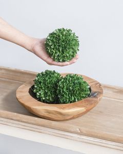 JS Divers Vert Herbe Topiaire Boule Sphérique Buis Décoratif Plante Artificielle Boule Pour Jardin D'arrière-cour - Product Image 5