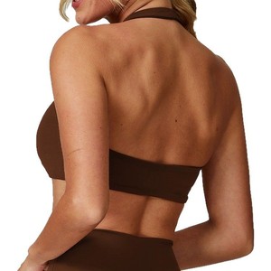 Disko Sport Sujetador deportivo para mujer, sujetador deportivo de alta intensidad con cuello en U, a prueba de golpes, con almohadillas extraíbles, 8 colores disponibles - Product Image 5