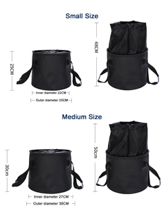 Plegable 3 tamaño logotipo personalizado al aire libre <span class=keywords><strong>Camping</strong></span> senderismo plegable bolsa <span class=keywords><strong>de</strong></span> almacenamiento impermeable canotaje pescado plegable Cubo <span class=keywords><strong>de</strong></span> pesca - Product Image 5