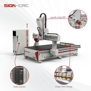 Machine de fraisage CNC ATC 4 axes haute précision pour la fabrication de statues de Bouddha en bois et d'œuvres d'art stéréo - Product Image 1