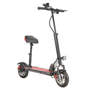 Dual Suspension <b>Electric</b> <b>Scooter</b> <b>with</b> <b>Seat</b> Brushless Motor Disc Brake High Performance <b>Adult</b> E-<b>Scooter</b> - Product Image 1