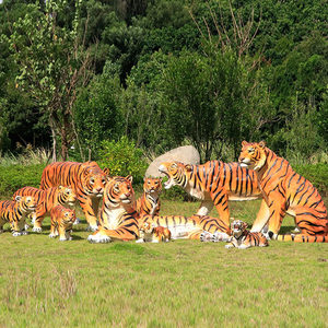Estatua de Tigre Realista para Exteriores, Escultura de Animal de la <span class=keywords><strong>Selva</strong></span> para Zoológicos, Parques Temáticos, Parques Infantiles y Decoración de Paisajes Comerciales - Product Image 6