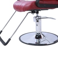 Fauteuil de coiffure professionnel en gros pour salon de coiffure, robuste avec pompe hydraulique, en cuir PU, moderne et classique, inclinable pour barbier