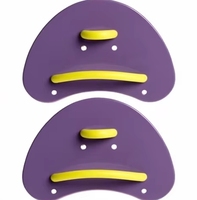 Palmes de natation pour entraînement en piscine, avec sangles réglables, paume ouverte, ajustement personnalisé, 18+