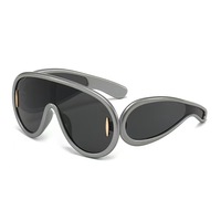 Nuevas Gafas de Sol de Diseñador con Montura Grande, Gafas de Sol de Lujo para Mujer 2023, Gafas de Sol Grandes de Moda para Hombre