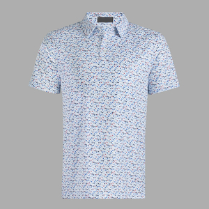 Logotipo personalizado de lujo Dry Slim Fit bordado 88% poliéster 12% Spandex todo sublimación uniformes ropa de trabajo Polo Golf camisas - Product Image 5