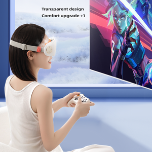 Điện mắt hơi nước Massager căng thẳng cứu trợ rung động với sưởi ấm ai thông minh mắt Massager 3D hơi nước ngủ mặt nạ - Product Image 4