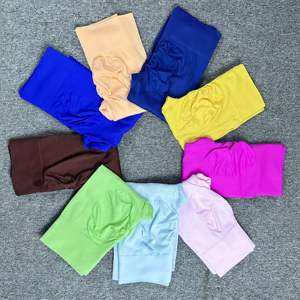 Leggings de yoga sans couture à rayures solides en gros pour femmes, compression élastique, taille haute, push-up, <span class=keywords><strong>pantalon</strong></span> de sport, collants de fitness - Product Image 2