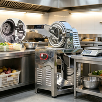 Moulin à marteaux automatique multifonctionnel pour le décorticage du riz avec lames en acier inoxydable 1000-2000W