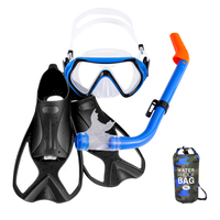 Équipement de natation et de plongée pour enfants de haute qualité et accessoires ensemble d'équipement de plongée avec palmes de tuba et masque