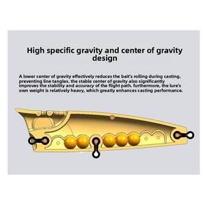 <span class=keywords><strong>Leurre</strong></span> de pêche en <span class=keywords><strong>mer</strong></span> ABS à action de vague d'eau de surface, grand format, 8,5g 15g, crankbait zigzag, appât dur artificiel pour eau douce et marine - Product Image 3