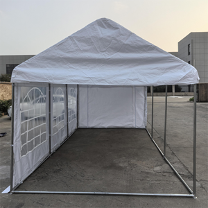 Tenda per Feste e Matrimoni da Esterno <span class=keywords><strong>3</strong></span> <span class=keywords><strong>x</strong></span> <span class=keywords><strong>6</strong></span> Metri, Resistente, Bianca con Pareti Laterali - Product Image 1