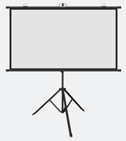 Écran de projection mobile Kuaige 60-150 pouces, blanc mat, avec trépied, pour projecteur