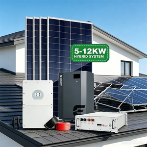 Systèmes solaires domestiques connectés au réseau 3KW 6KW 10KW 15KW avec batterie d'énergie - Product Image 6