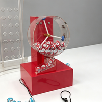 Juego de Bingo Personalizado con Mini Máquina de Lotería de Gravedad, 100 Bolas de Ping Pong, para Eventos y Fiestas