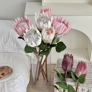 Yasunobu - Flores Artificiales de Protea, Capullos de Seda Realistas para Decoración de Bodas, Flores para Jarrones, para Sala de Estar y Mesa de Comedor - Product Image 3