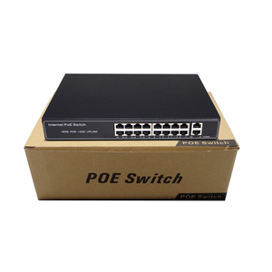 <span class=keywords><strong>Switch</strong></span> PoE Gigabit a 16 Porte, Hub di Rete a 18 Porte per Sistema di Telecamere IP di Sicurezza 4K, Plug and Play, 240W 48V - Product Image 6