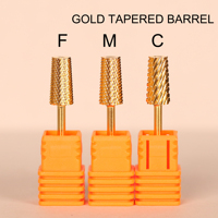 Nouvelle fraise à ongles 2026 pour manucure professionnelle, grande fraise lisse violette F-5XC en carbure de tungstène