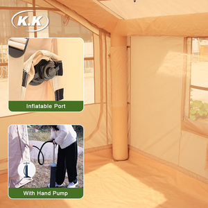 Kawagebo Kamp (KK) 10' X 8' Gonflable 7.5 ㎡   Tente de camping familiale de luxe, tente de glamping en Oxford 420D - Product Image 5