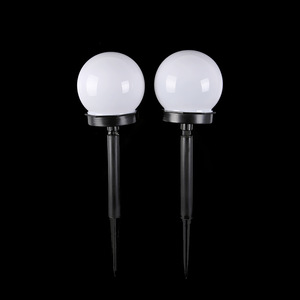 Luces solares para jardín, forma de bola redonda, lámpara LED impermeable para jardín y patio HJ-005A - Product Image 1