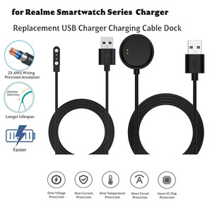 Cavo di ricarica per Realme Watch 5 3 Pro 2 Pro Smartwatch, adattatore caricatore USB o accessori - Product Image 1
