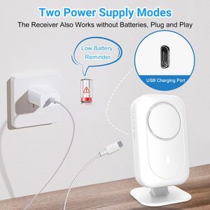 Daytech phạm vi 300m không dây mini PIR cảm biến chuyển động ánh sáng ban đêm báo động <span class=keywords><strong>Detector</strong></span> cho người già bệnh nhân mất trí nhớ cảm biến - Product Image 3