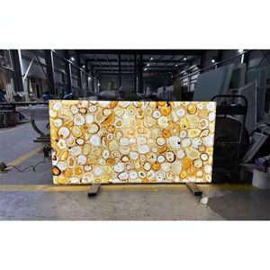 Panel de Ducha Retroiluminado de Piedra Natural Única y Translúcida, Categoría de Producto Premium - Product Image 6