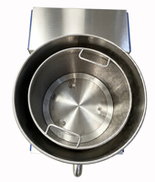 Máquina Deshidratadora Centrífuga de Acero Inoxidable, Deshidratador Automático de Vegetales, Máquina Desaceitadora de Alimentos Fritos con Control de Tiempo