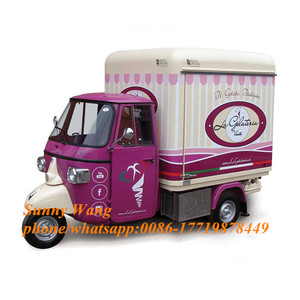 OEM mobil <span class=keywords><strong>ape</strong></span> jalan toko makanan truk makanan untuk kopi hamburger