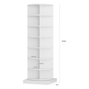 7-Tier quay 360 xoay tủ giày với 7 lớp chứa lên đến 28 đôi giày cho nhà cửa hàng giày kệ trưng bày - Product Image 3