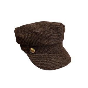 ファッション女性キャプテンセーラーハットニュースボーイキャビーベイカーボーイピークドベレー帽ツイードキャップ女性用フィドラー帽 - Product Image 5