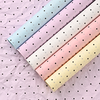 Papier de soie coréen à pois Sydney, papier de soie floral, doublure intérieure douce, couleurs macaron, emballage floral