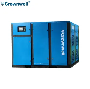 220kw 300HP CWD220/250/315/355/400 yağ enjekte sabit hız döner vidalı hava kompresörü Crownwell
