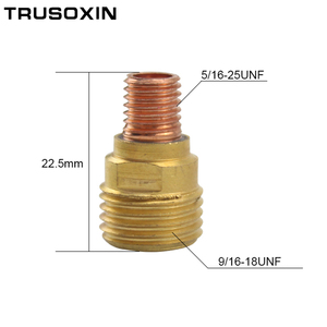 Accessoires pour machine à souder TRUSOXIN, petit corps de lentille à gaz 1.0/1.6/2.4/3.2MM pour torche de soudage TIG WP9 WP20 / pistolet de soudage - Product Image 3