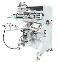 Máquina de Serigrafía Semiautomática para Botellas con Pantalla Táctil y Posicionamiento Automático de Cilindros - ¡Oferta!